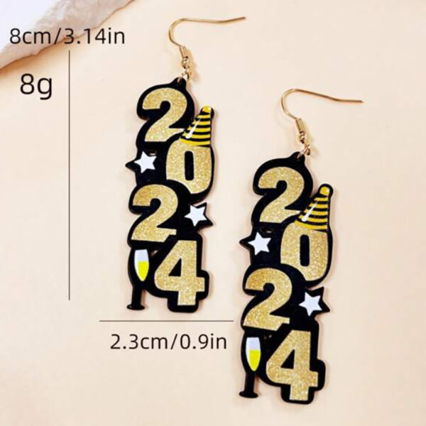 O1CN01R1O4pp1qr2FyPbMat_2206574885548-0-cib Wholesale Creative Digital Fashion Personalized Earrings
