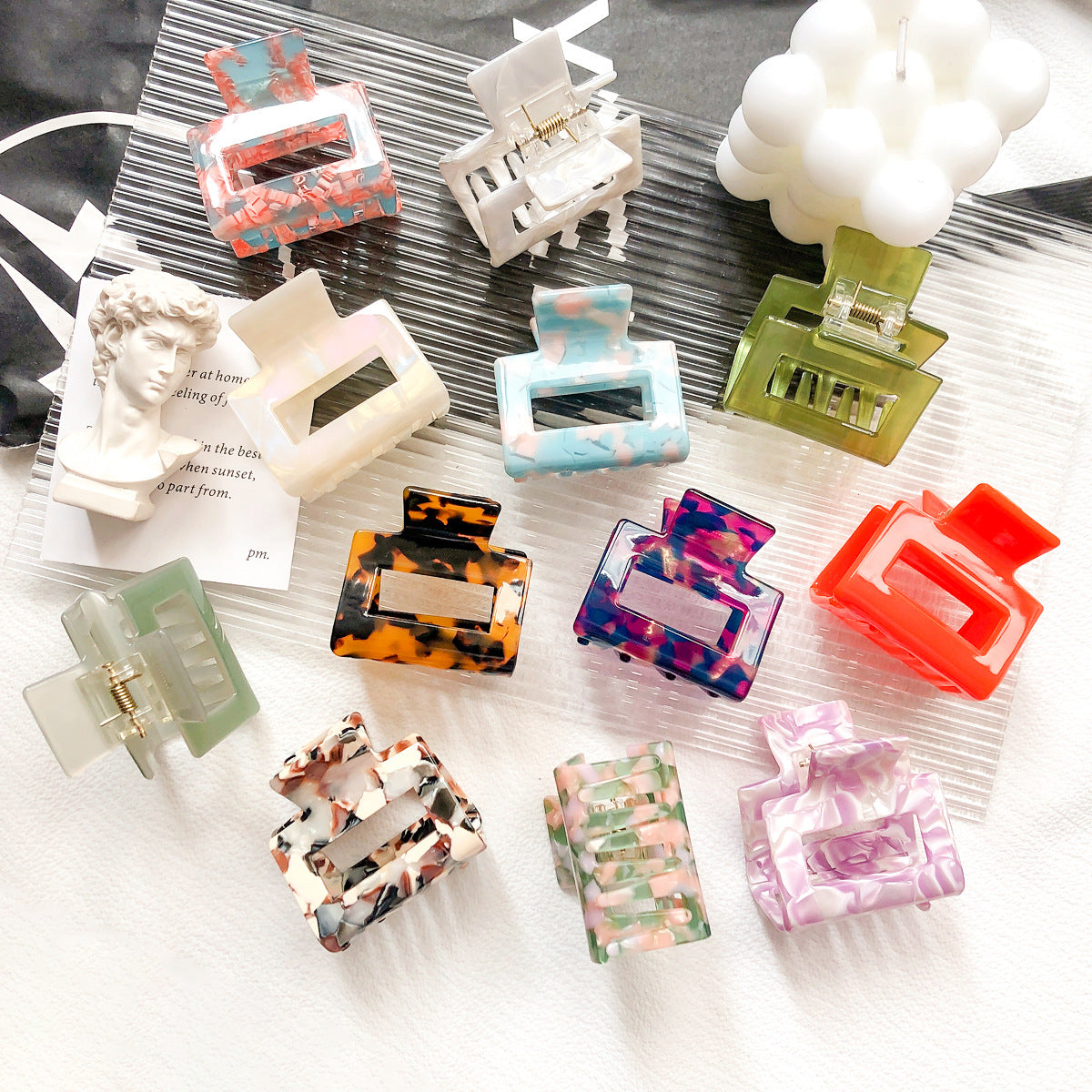 Wholesale Vintage Tortoiseshell Acetate Horsetail Hair Clips