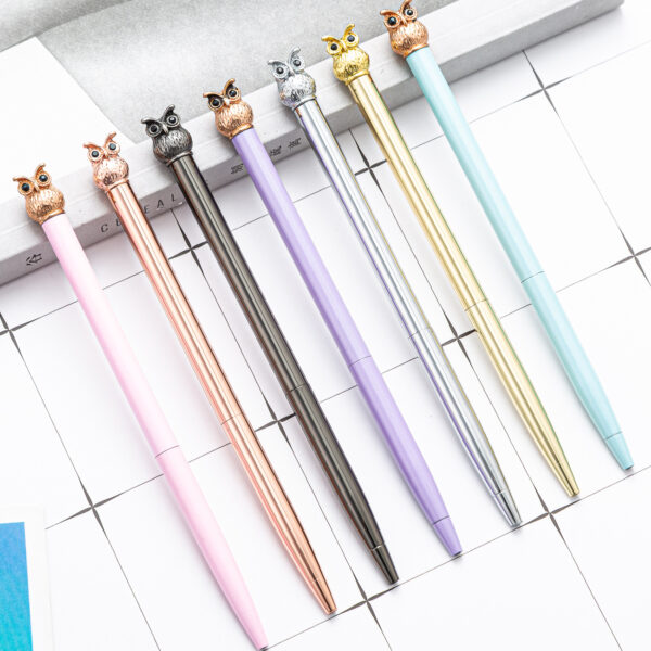 O1CN01R353ay1cHObTrGgxZ_933993575-0-cib-1 Wholesale Owl Metal Ballpoint Pen