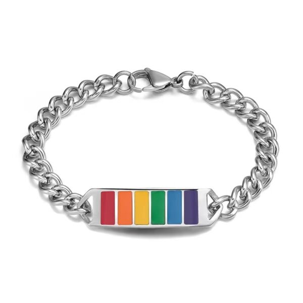 Wholesale Rainbow Titanium Steel Bracelet