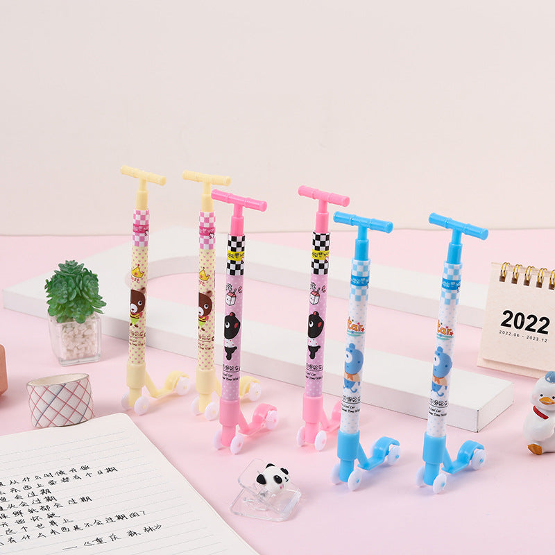 Wholesale Plastic Scooter Shape Ballint Pen
