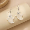 O1CN01R4dMLV1q6JkfG60N8_2916055446-0-cib Wholesale Halloween Collection Tassel Handmade Rice Beads Skull Ghost Earrings