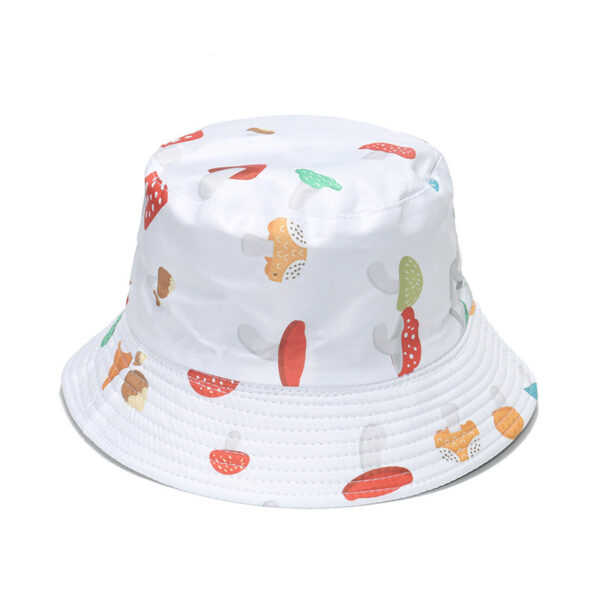 Wholesale Mushroom Print Polyester Fisherman Hat