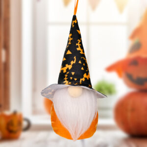 Halloween Pointed Hat Gnome Small Pendant J Black Hat Skeleton