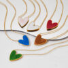 O1CN01RB1Z231v8g1gmg7wd_3375386128-0-cib Wholesale Love Enamel Stainless Steel Pendant Necklace