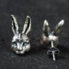 Wholesale Gothic Copper Rabbit Earrings