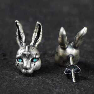 Wholesale Gothic Copper Rabbit Earrings