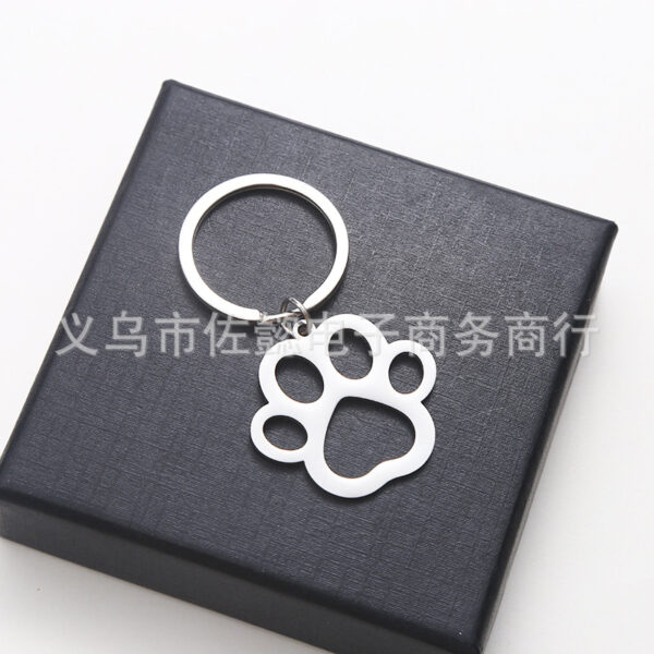 Wholesale Stainless Steel Cat Claw Keychains