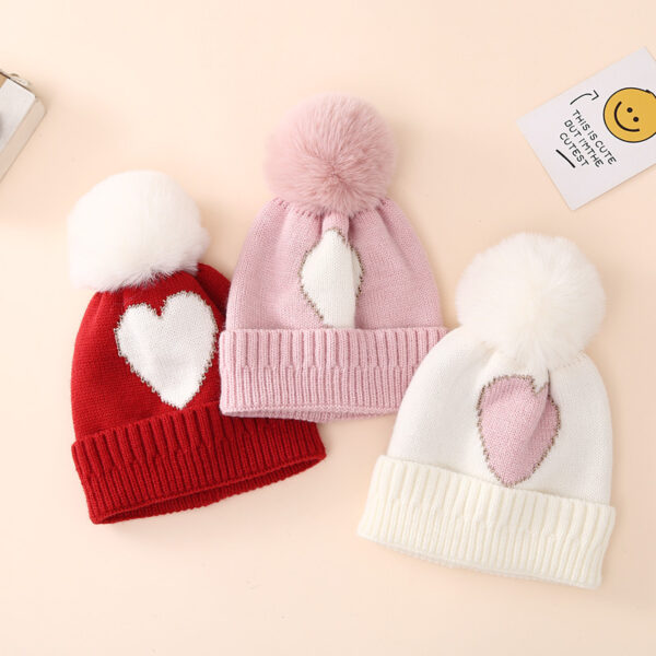 O1CN01RCGP8q1p8mKwzJz5O_2206668985316-0-cib Wholesale Winter Baby Knitted Hat Jacquard Love Hat