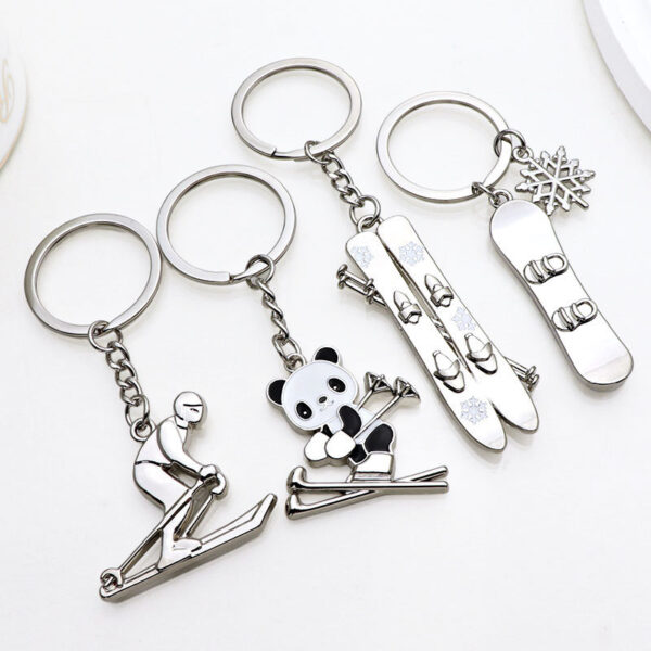 Wholesale Metal Skate Keychain