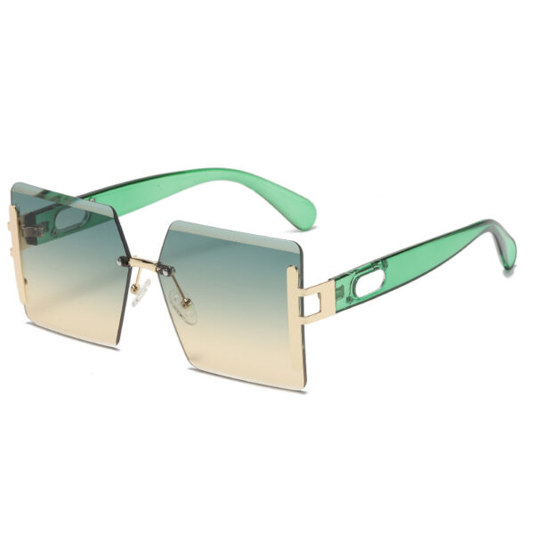 Wholesale PC Square Hollow-out Color Sunglasses for Men and Women