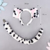 Wholesale Spotted Dog Ears Plush Headband
