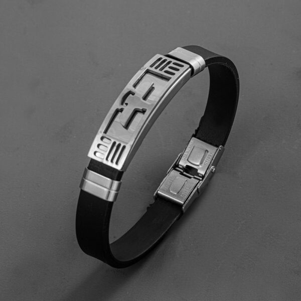 O1CN01RGC8FZ1G4Bkx9rFXE_990370568-0-cib Wholesale Hollow Out Men's Bracelet Stainless Steel