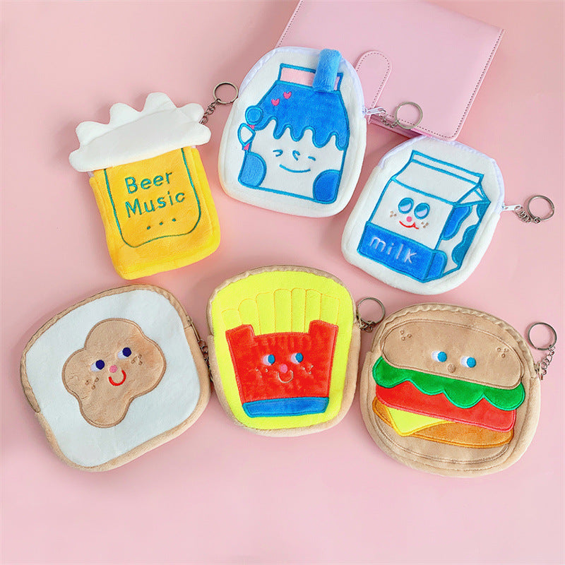 Wholesale Cartoon Plush Zero Wallet