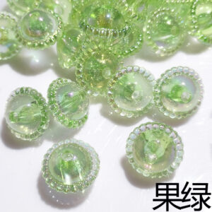 Fruit Green / 12x16mm ice through uv UFO