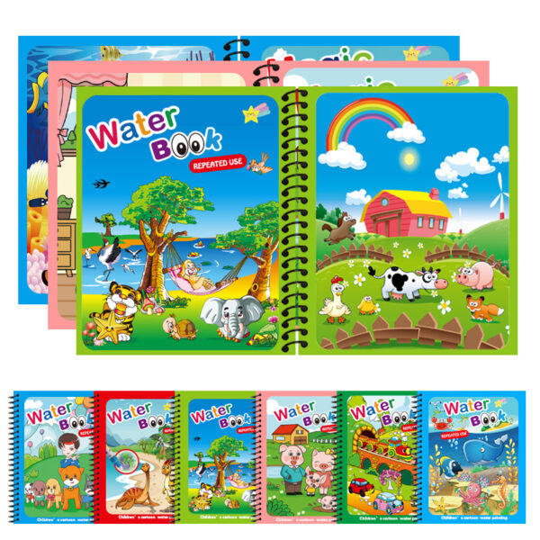 Wholesale Plastic Children's DIY Magical Water Magic Water Picture Book