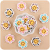 Wholesale Cartoon Flower Smiley Teether Creative DIY Focal Beads