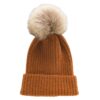 O1CN01RK13xQ1JInPtEH5oX_934821006-0-cib Wholesale Autumn and Winter Warm Knitted Hat Solid Color Fur Ball Hat