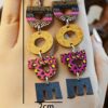 Wholesale DOPE Wooden Earrings
