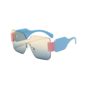 Yellow, blue and blue legs