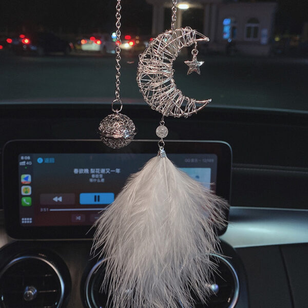 O1CN01RN36Q527I5K8BmTGB_2209419807773-0-cib Wholesale Metal Feather Car Pendant
