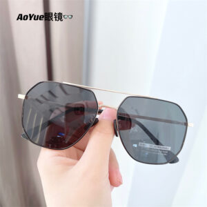 Black gold frame black Gray