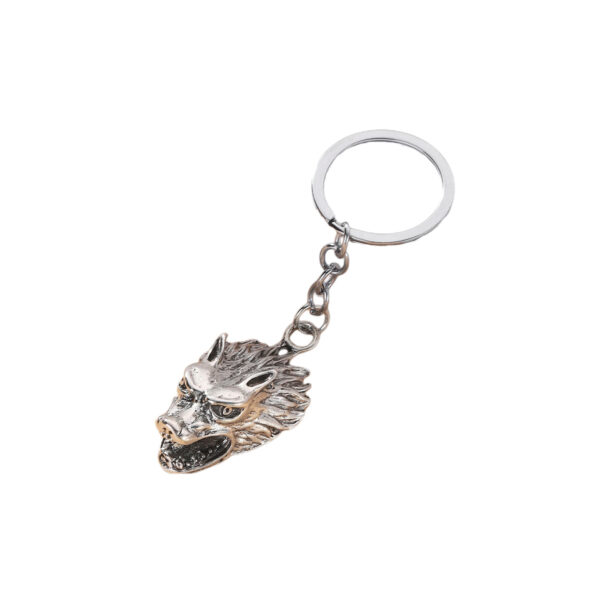 Wholesale Metal Wolf Head Keychain