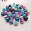O1CN01RPMMfD1QEr9HS86ZE_2201245431945-0-cib-1 Wholesale 50pcs/pack Ocean Wind Mermaid Color 20MM Acrylic Beads Bubblegum Beads