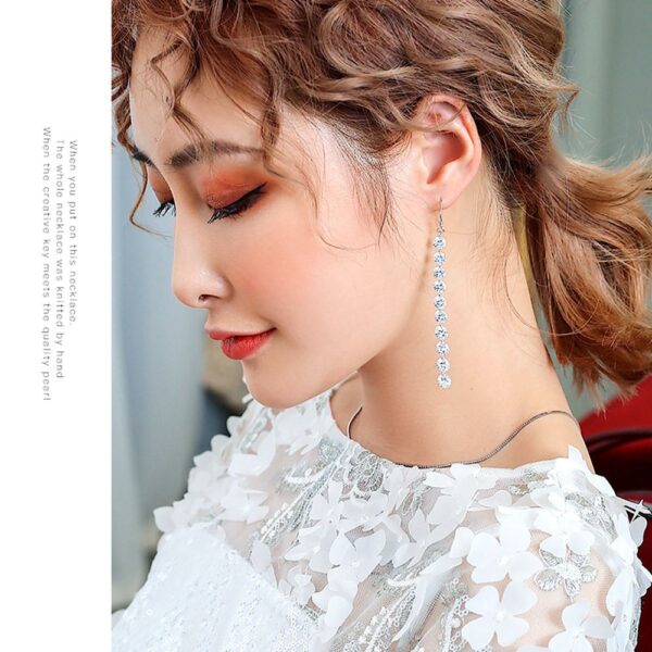 Wholesale Long Diamond Earrings