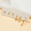 O1CN01RPcVFa2AcBfPGdWzv_2208092768223-0-cib Wholesale Stars Sun Lightning Zircon Earrings