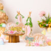 Wholesale of Easter Wooden Rabbit Decorations