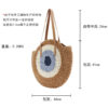 Wholesale Paper Rope Tassel Woven Beach Bag