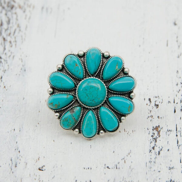 Wholesale Vintage Boho Turquoise Rings