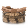 O1CN01RVu4i31bDRe0r53Jw_952103431-0-cib Wholesale Wooden Beads Coconut Shell Bead Chain Weaving Leather Combination Bracelet Set