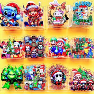 Wholesale 10cm Cartoon Christmas DIY Acrylic Pen Holder OLY Exclusive