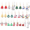 O1CN01RWuBpV1G1trbc7omR_2024060563-0-cib Wholesale Cartoon Santa Claus Snowman Bells Snowflake Christmas Earrings