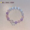 Wholesale Amethyst Bow Cat's Eye Bracelet