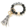 Wholesale Wooden Beads Tassel Wrist Keychain