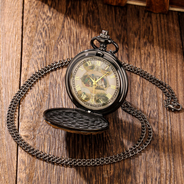Wholesale Vintage Epoxy Alloy Pocket Watch