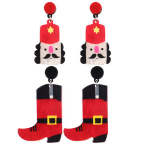 Wholesale Christmas Collection Hats Boots Acrylic Earrings