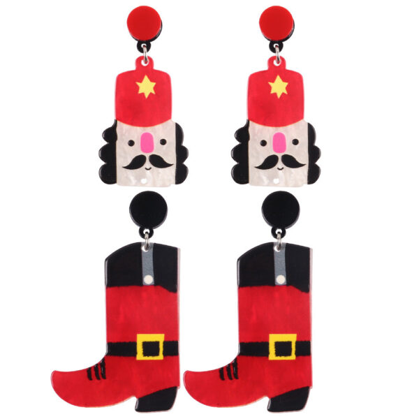 O1CN01ReVhCj27ScVlBm5LW__3843297796-0-cib Wholesale Christmas Collection Hats Boots Acrylic Earrings