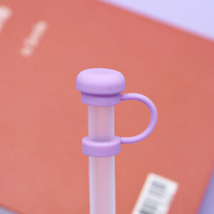 Deep purple mushroom head 10mm / 10mm straw cap [without straw]]