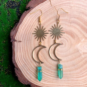 Sun + Moon + Green Crystal