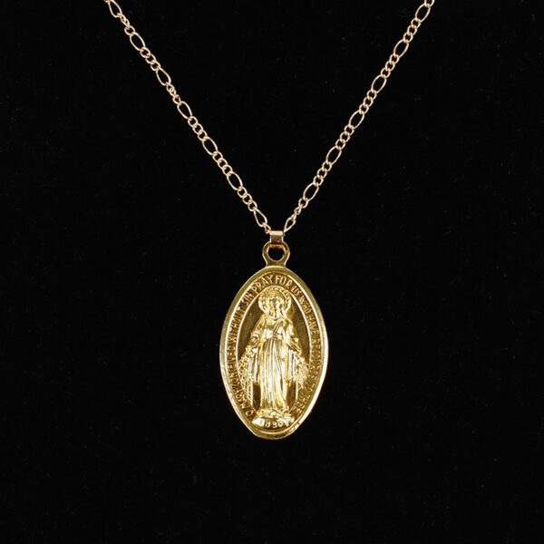 Wholesale Alloy Virgin Mary Pendant Necklace