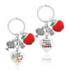 Wholesale Thanksgiving Teacher's Day Metal Keychains