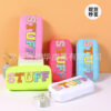 Wholesale Waterproof Embroidered Letters Nylon Cosmetic Bag