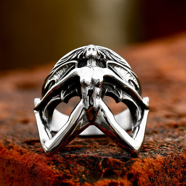 Wholesale Gothic Style Titanium Steel Ring