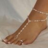 Wholesale Pearl Anklet Ring Set of Two