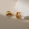 O1CN01Riw37c1EhSPwOphbc_2210915660383-0-cib Wholesale C Shape Pea Gold Plated Earrings
