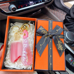 Pink Ice Cream - Pink + Orange Gift Box + Raffia